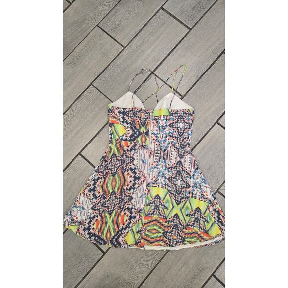 NBD x Naven‎ Twins Multicolor Tribal Print Mini Dress Size M - Picture 7 of 8